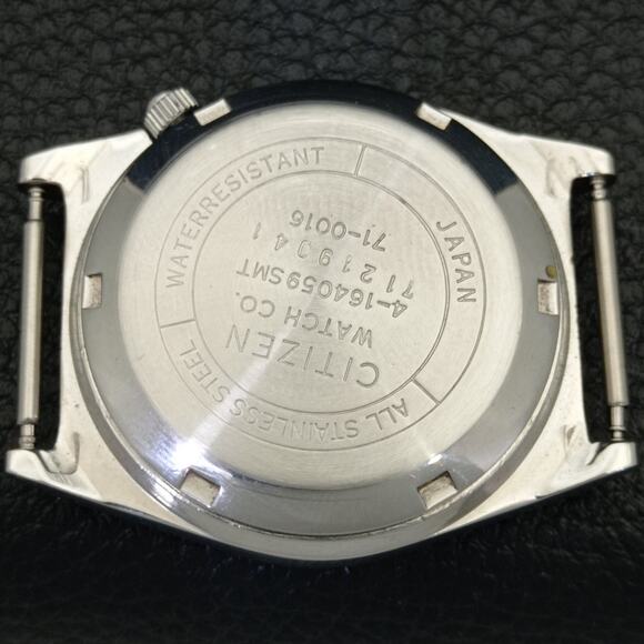 Vintage 1971 Citizen Automatic Mens Silver Watch W/daydate & Gold accents - Picture 8 of 9